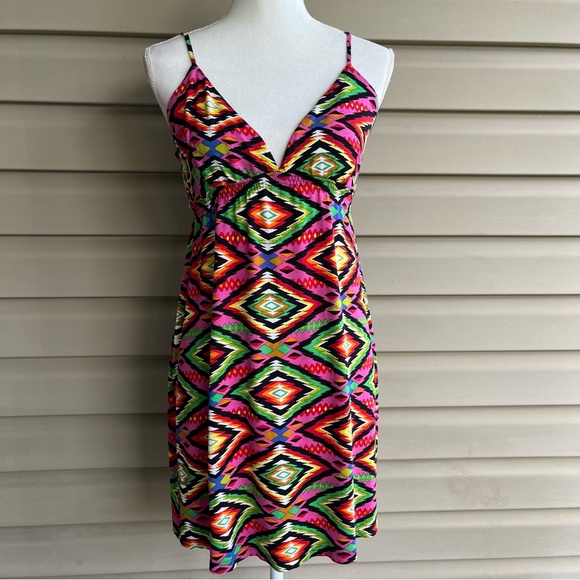 VENUS Dresses & Skirts - •Venus• Multicolored Spaghetti Strap Dress - Size Medium